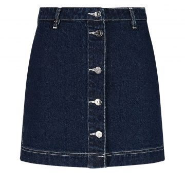 Denim mini-skirt l