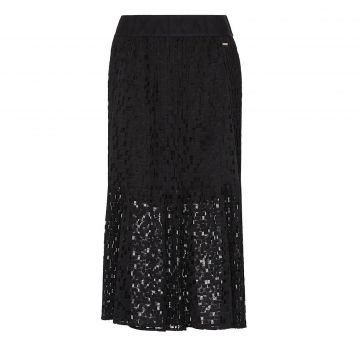 Laser-cut lace skirt 36