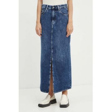 G-Star Raw fustă din denim maxi, dreaptă