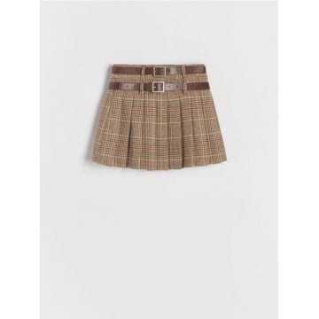 Reserved - GIRLS` SKIRT & BELT - multicolor