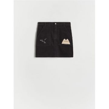 Reserved - GIRLS` SKIRT - gri-închis