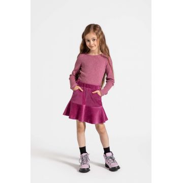 Coccodrillo fusta fete culoarea violet, mini, evazati, MYSTIC NATURE GIRL KIDS