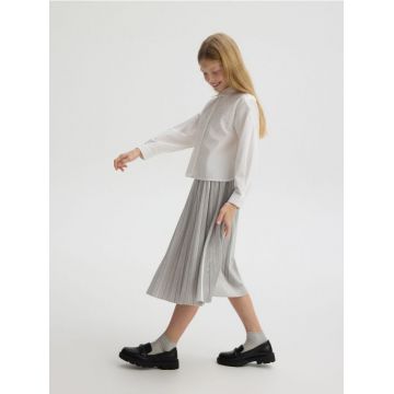 Reserved - GIRLS` SKIRT - gri deschis