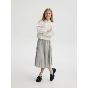 Reserved - GIRLS` SKIRT - gri deschis