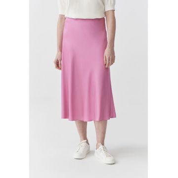 Fusta midi de satin